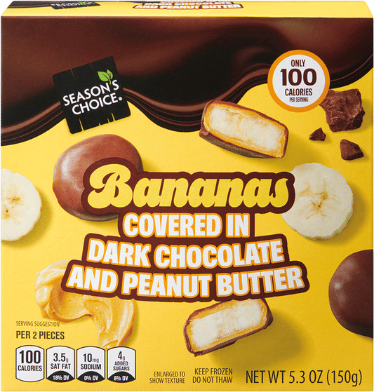 Aldi Bananas Covered in Dark Chocolate and Peanut Butter