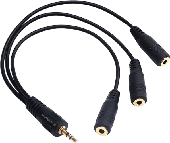 3-Way Headphone Splitter 