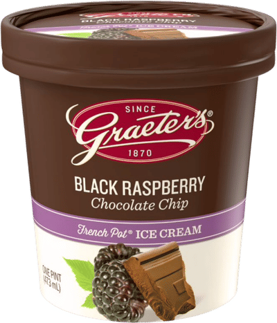 Black Raspberry Chocolate Chip Ice Cream