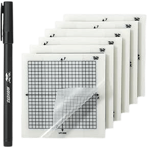 Transparent Grid Sticky Notes
