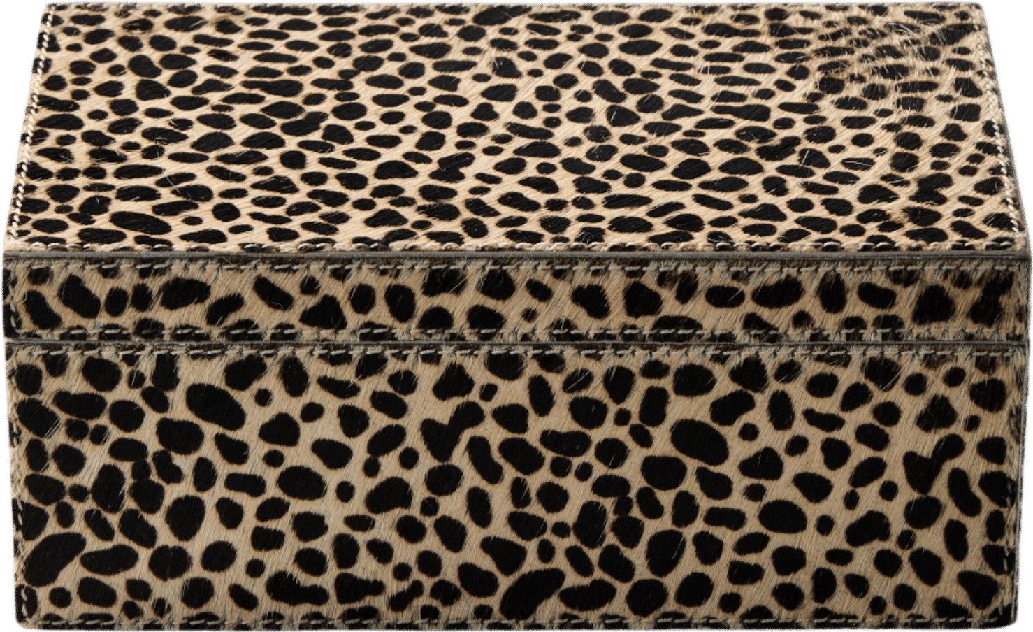 Cheetah Printed Hide Box