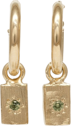 Alexandra Dodds Bedrock Charm Chunky Hoops
