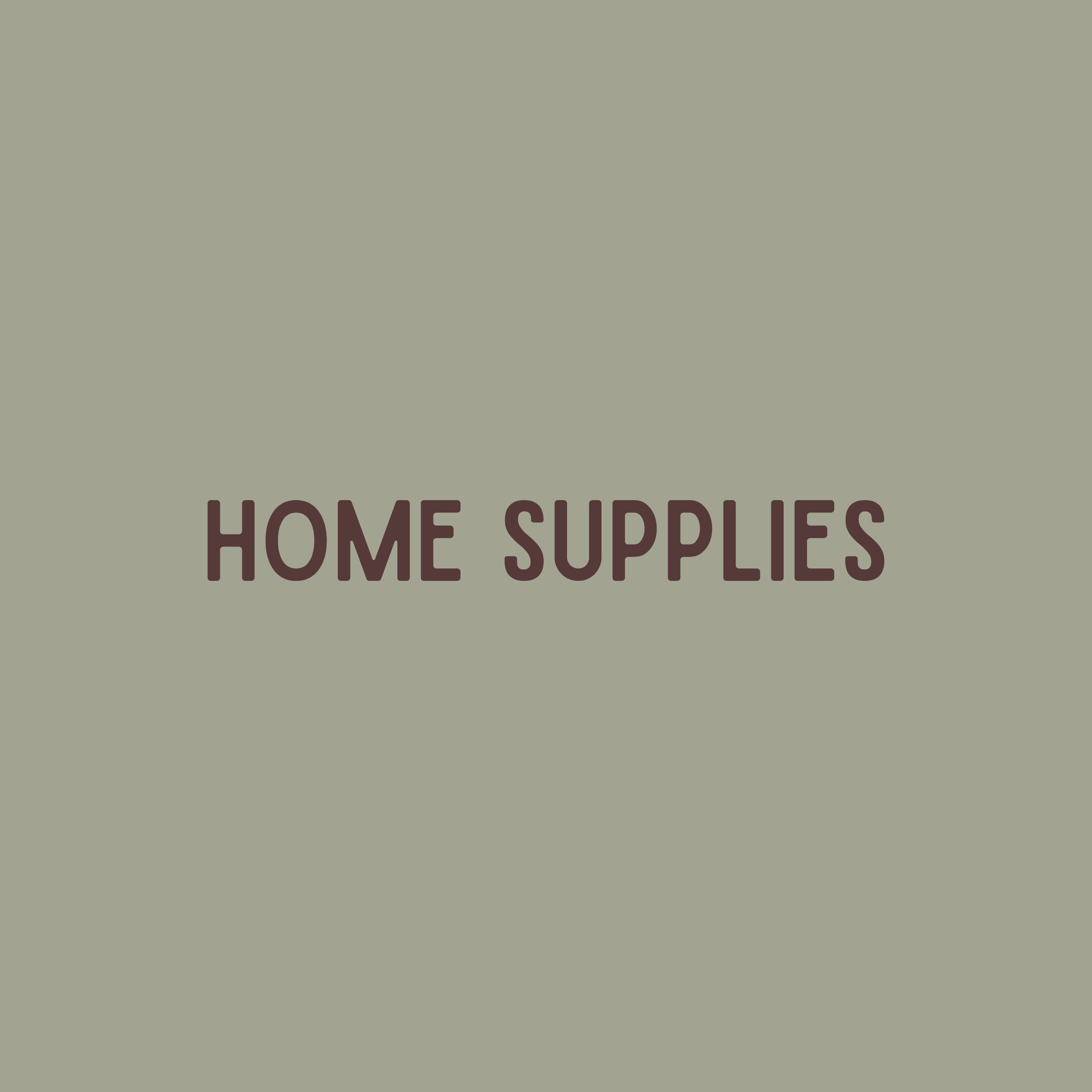 Home Supplies