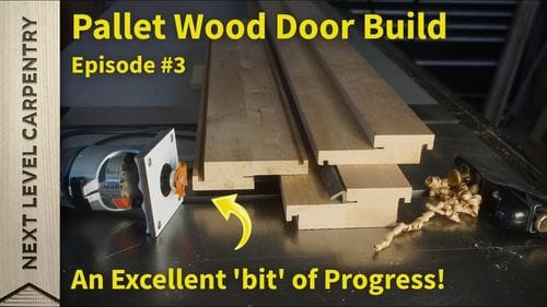 Pallet Wood Door Build Episode #3