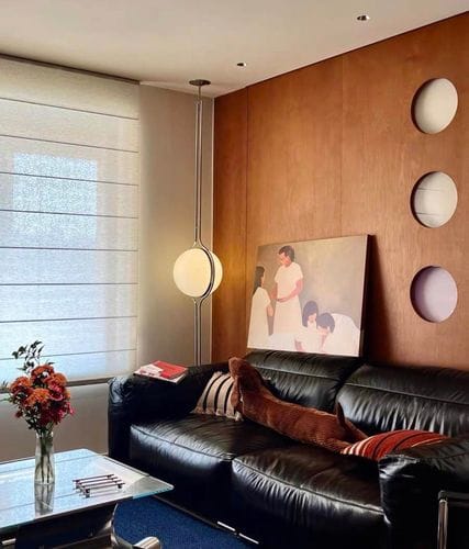 Globe floor light fixture