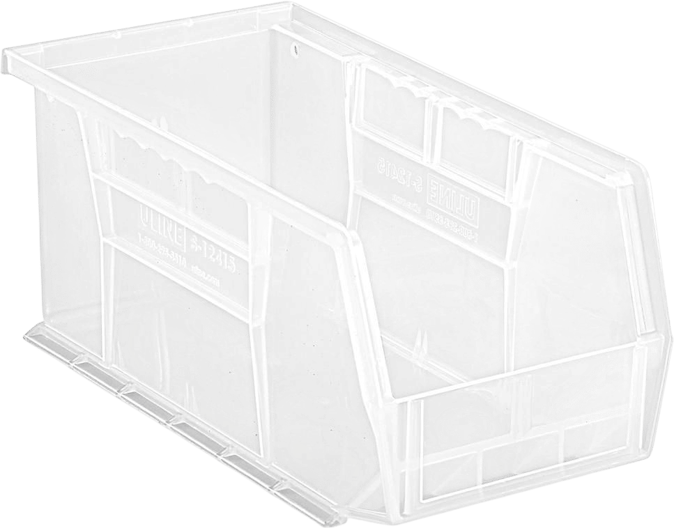 Plastic Stackable Bins - 11 x 5 1/2 x 5