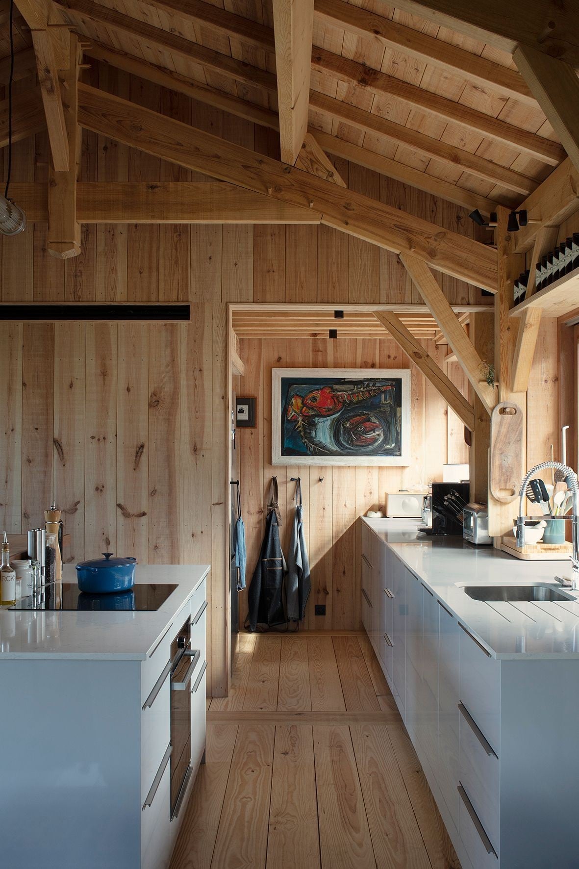 Cooking in a Cozy Kitchen
