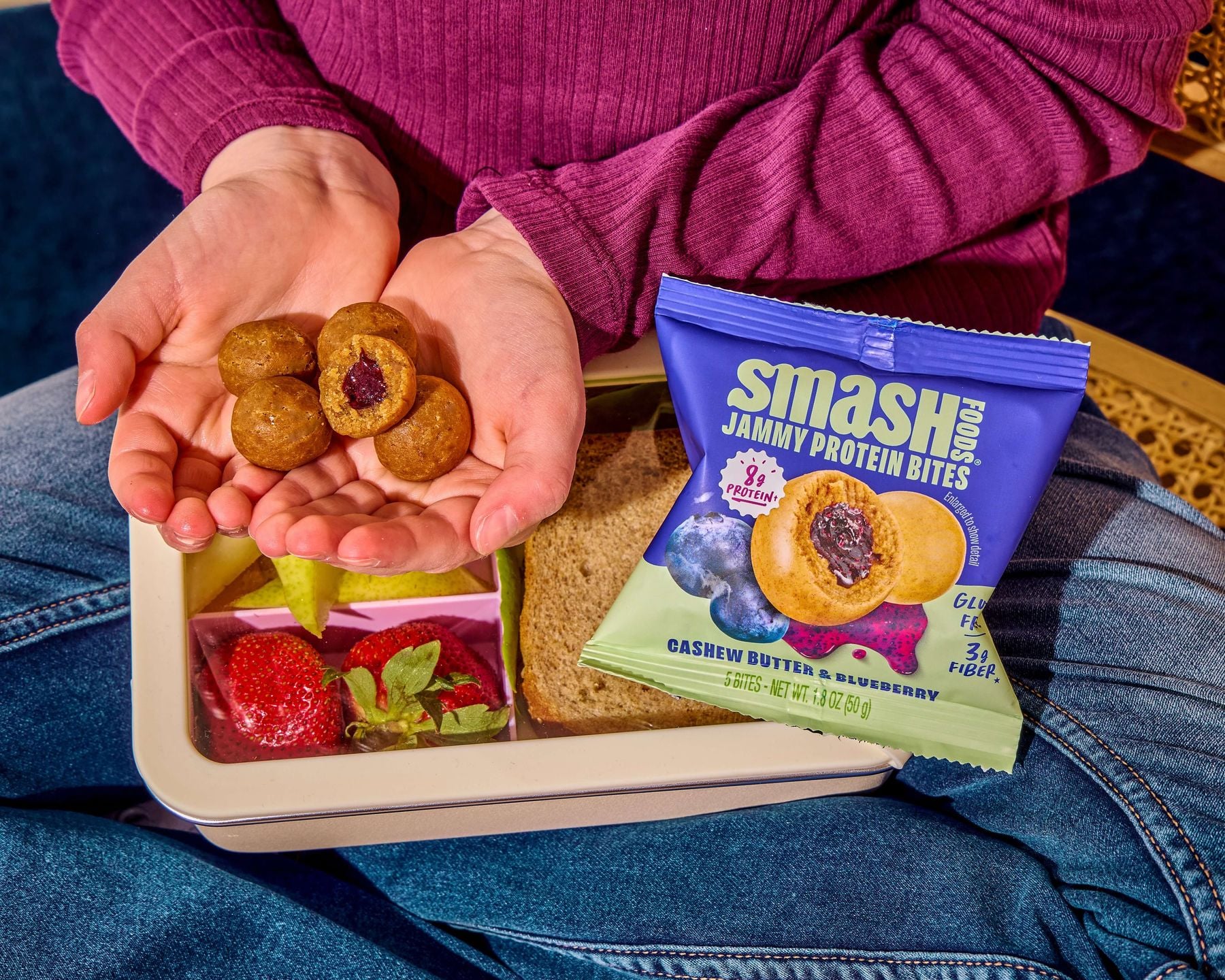 Smash Foods Jammy Protein Bites