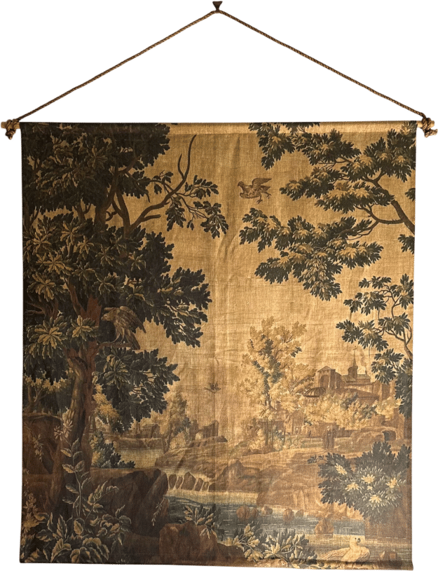 Golden Tapestry Wall Hanging