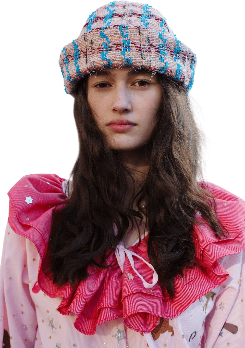 CARO Editions Garden Hat (Chanel Tweed)