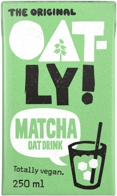 Oat drink with matcha