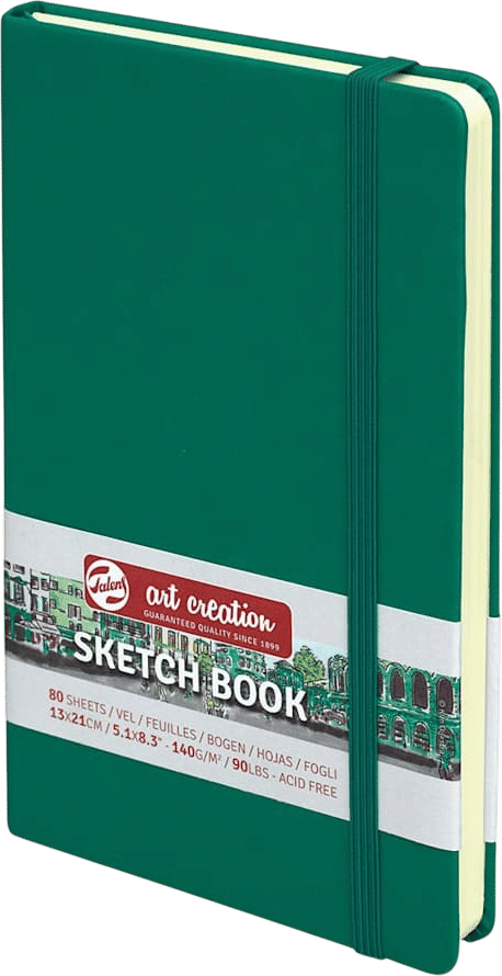 Talens Art Creations Sketchbook - Forest Green, 8.3" x 5.1"