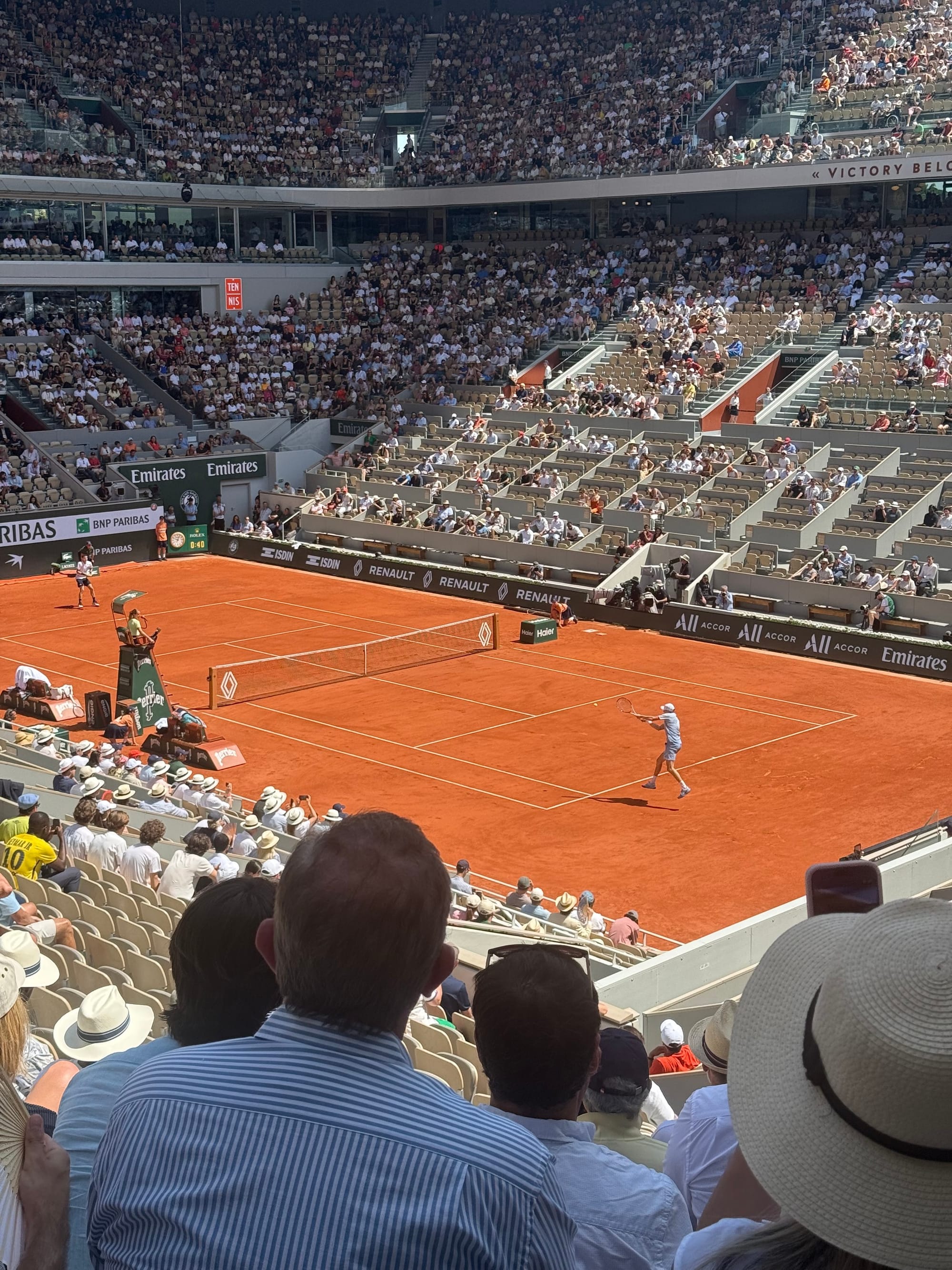 Going to Roland Garros