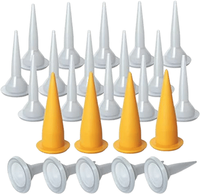 BELAROKO Sausage Caulking Gun Tips and Cone Nozzles