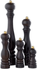 Paris u'Select Chocolate Salt & Pepper Mills