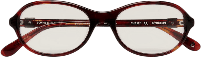 Butter Knife Red Tortoise Frames