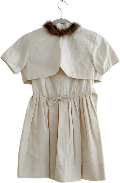 Vintage Dress with Removable Top
