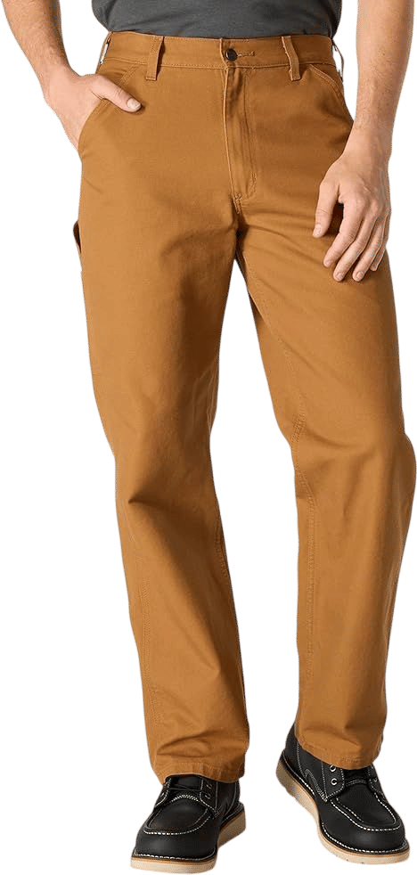 Carhartt Men's Loose Straight Washed Duck Dungaree, Carhartt Brown, W33 x L30