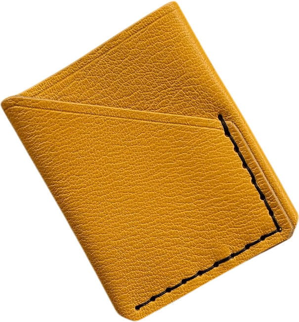 U2 Minimalist Wallet in Canary Yellow and Green /// Mike McGrath
