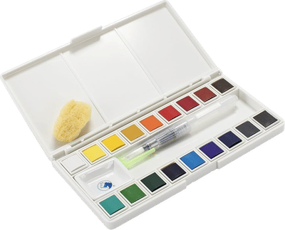 Artist Sketch & Go Watercolor Paint Set
