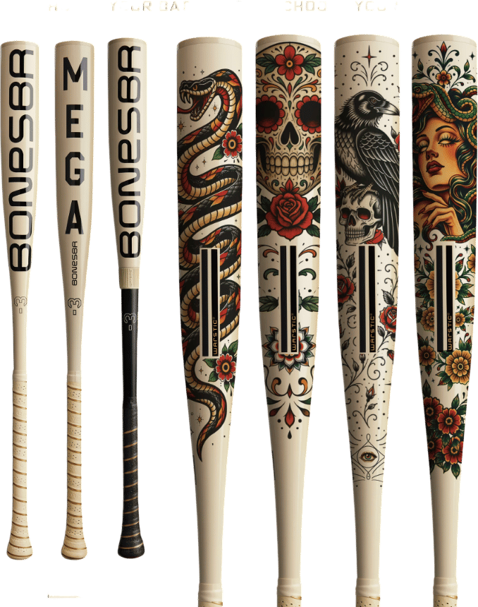 Custom baseball bat