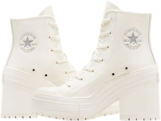 converse high heel boots