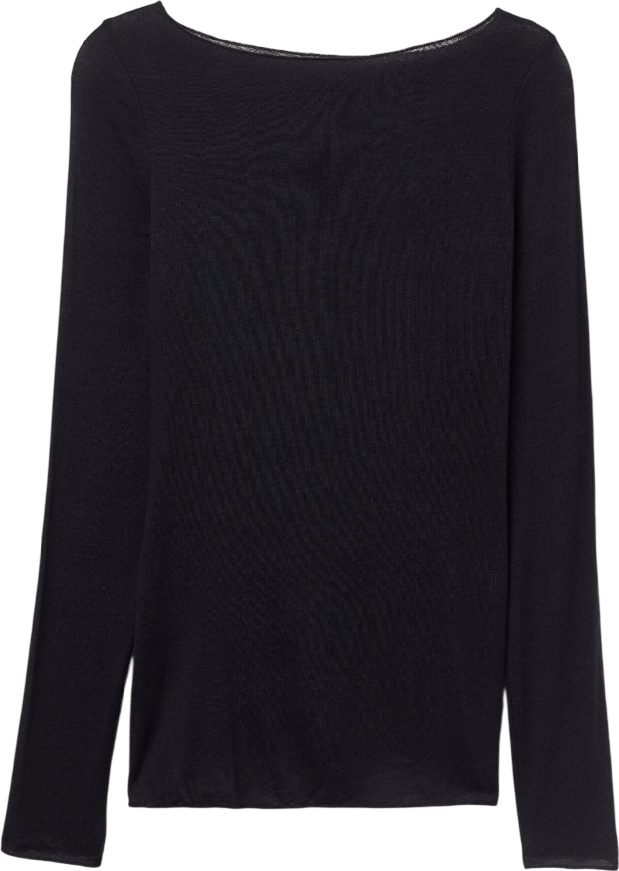 Sheer Cashmere Boat Neck Shirt