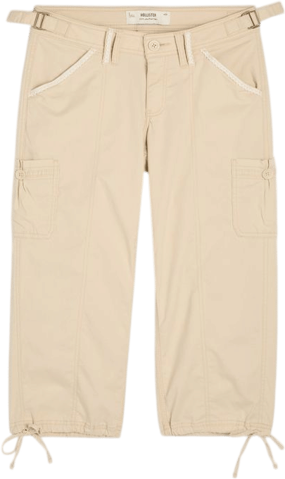 Andi Lace-Trim Capri Pants