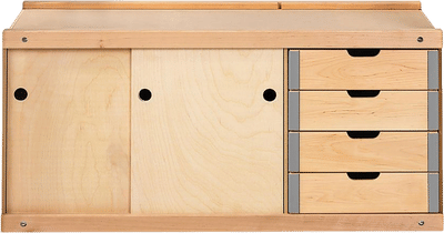 Nordic Bench Storage Cabinet