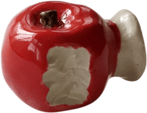 WEM Ceramics One Bite Apple Medium Knob