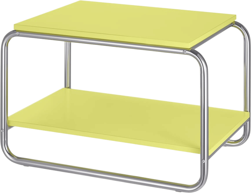 Side table, light yellow