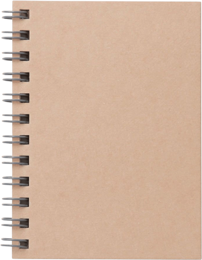 A7 Double Ring Lined Notebook