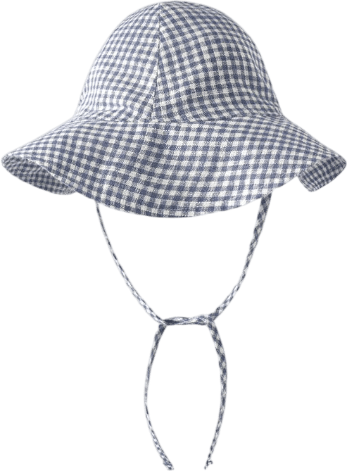 Floppy Sun Hat Marine Gingham