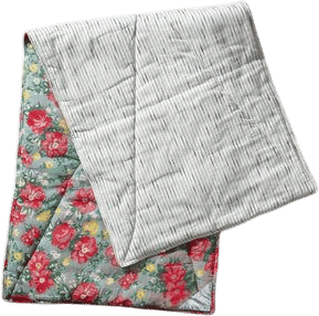 Puebco Puffy Nap Mat / Flower X Stripe
