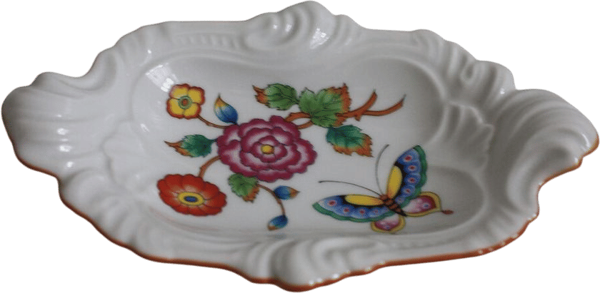 Vintage Estee Lauder Chinoiserie Porcelain Dish