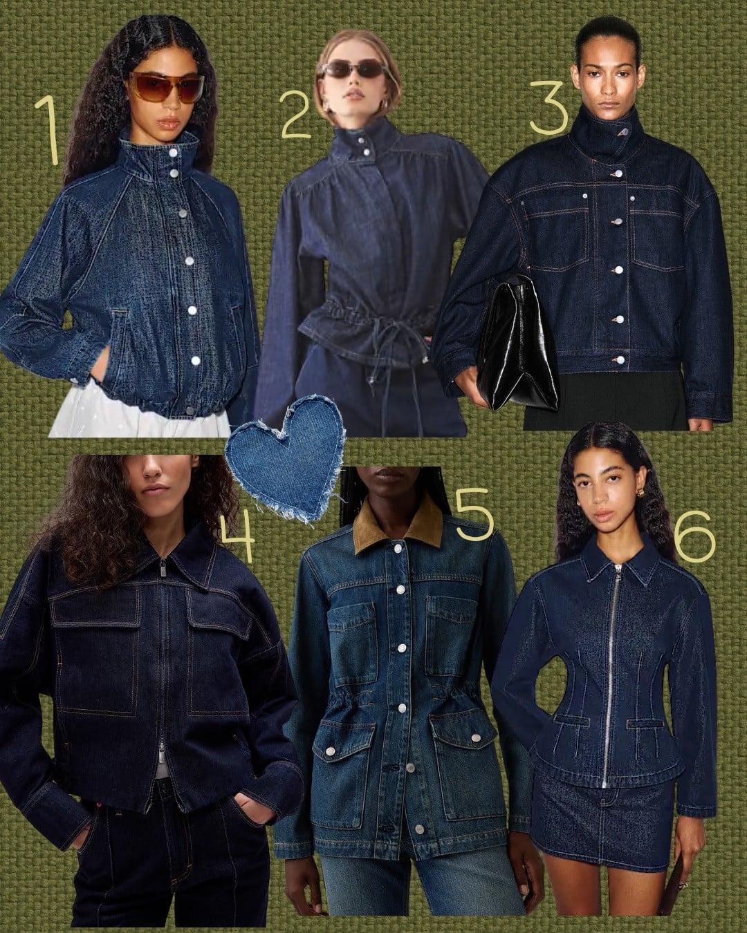 the window shopper: denim, barn, utility jackets