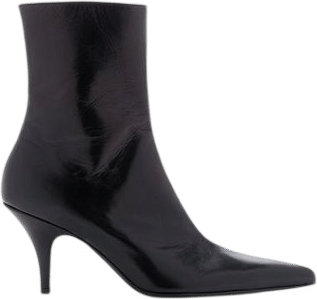 THE ROW | Sling Leather Ankle Boots