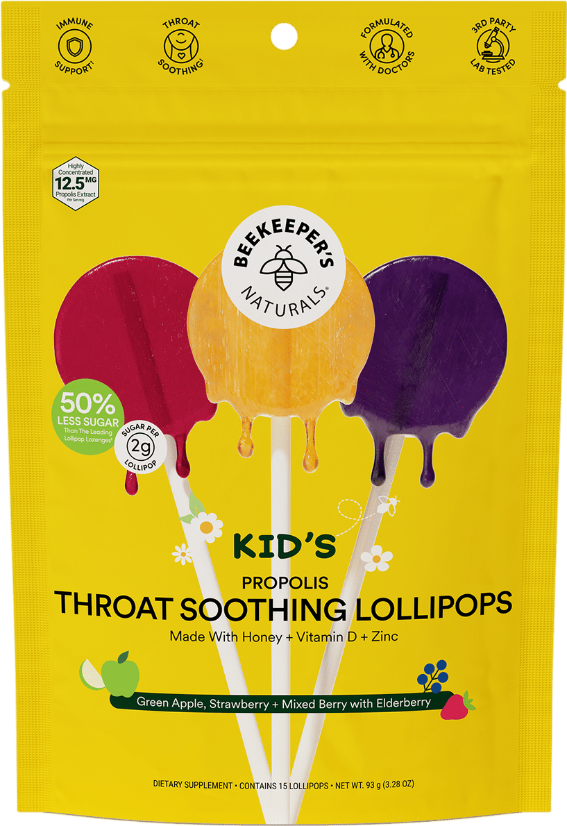Kid's Throat Soothing Lollipops