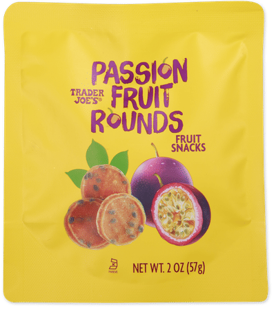 Trader Joe's Dried Passion Fruit Rounds