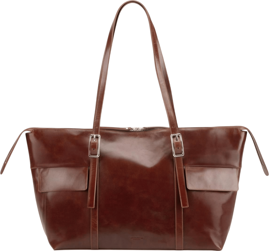 Thira Sac Marron Cuir Femme Vagabond