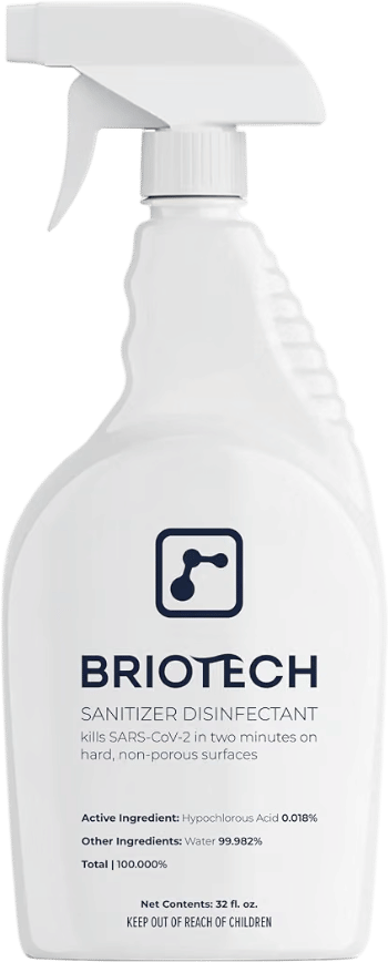 briotech hypochlorous acid spray!