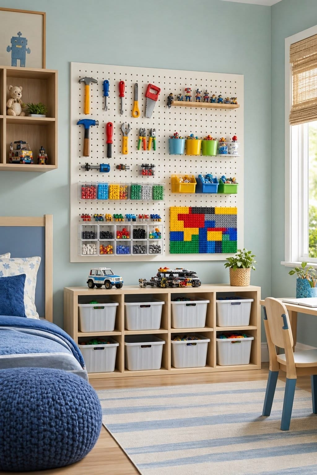 Make a dreamy Lego pegboard