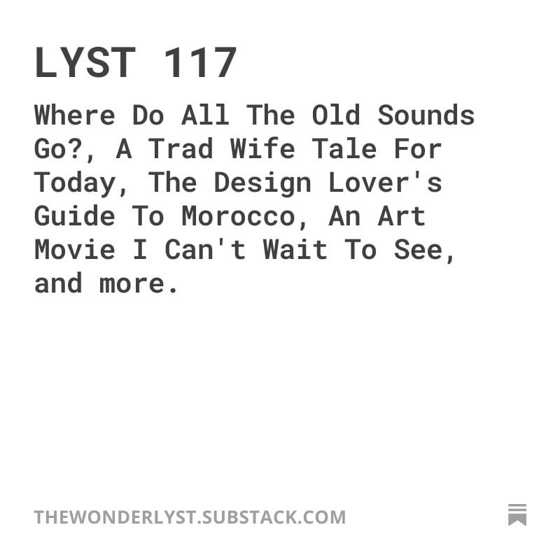 The Wonderlyst Lyst 117