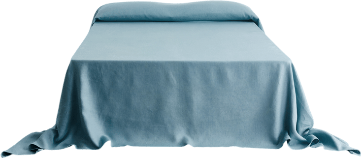 Lagoon Heavy Linen Bed Cover