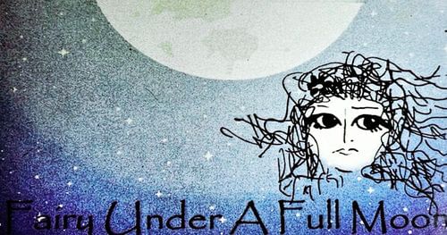 Fairy Under A Full Moon