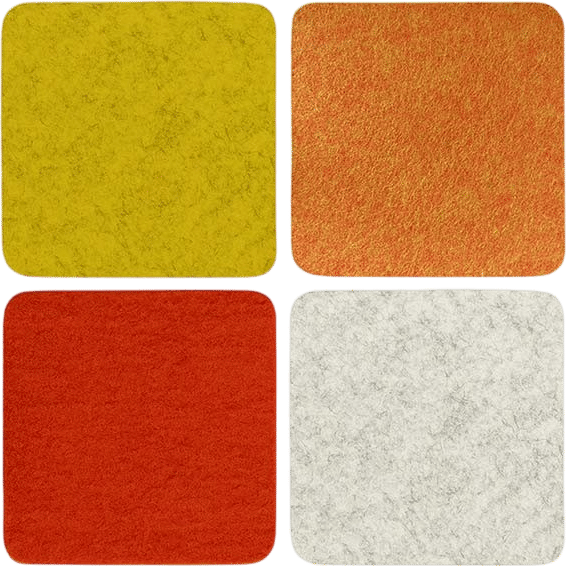 Graf Lantz Bierfilzl Coasters, Set of 4