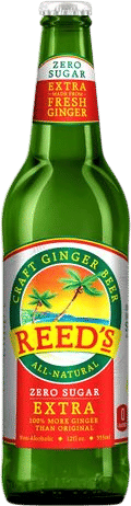 reed's extra ginger beer (sugar free)