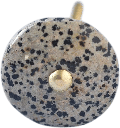 Handcrafted Dalmatian Jasper Cabinet Knob