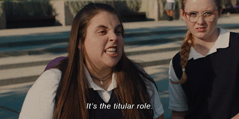 It’s the titular role.