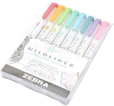 Mildliner Double-Sided Highlighter Bold Set